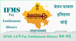 IFMS 3.0 में Pay Entitlement History कैसे जोड़ें